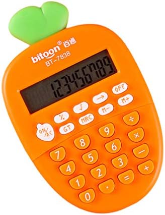 Calculadora de desktop de Toyvian 12 dígitos, calculadora Kawaii Mini Kids Cenout Cenout Cenout Small Basic Students Calculadoras para material de escritório em casa