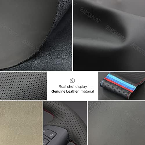 Mewant personalizado DIY Genuine Leather Caring Wheel Tamas embrulhadas à mão para Subaru Impreza WRX 2002-2004 / Impreza