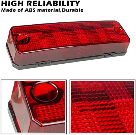 Reautvs 1pc LED lanterna traseira para pioneiro, lâmpada traseira da luz da luz do freio vermelho para o Honda Pioneer 700 1000 2014-2023 Acessórios, substitua OEM#33700-HL3-A01, plug & play