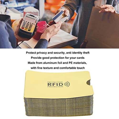 Titular de armazenamento de cartões, proteção portátil de privacidade elegante protetor de cartão RFID resistente a arranhões texturizados