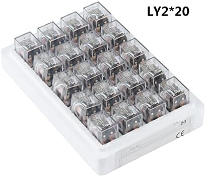 Mamz ly2nj retransmite bobina geral DPDT Micro mini -relé eletromagnético interruptor sem soquete AC 110V 220V DC 12V