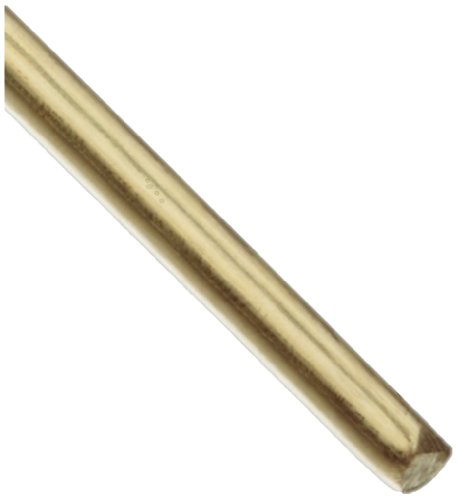 Brass 260 arame, recozido, bobo de 5 lb, 14 awg, 0,064 de diâmetro, 500 'de comprimento