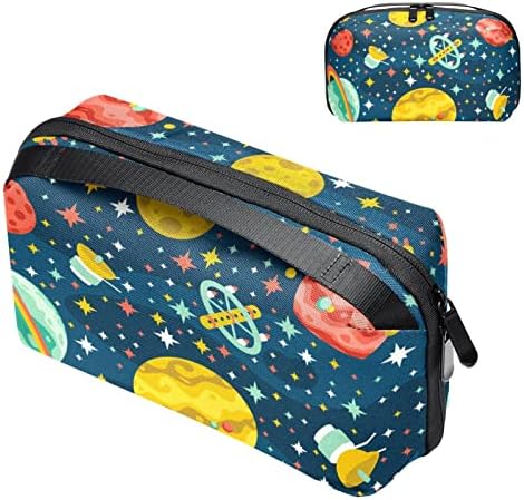 Bolsa de organizador eletrônico portátil Bolsa Space Star Planet Planete Padrão Viagem Bolsa de Armazenamento de Cable Para discos