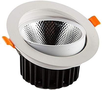 Okluck Ultra-fino LED Retorno de teto ajustável Spotlight 3000k, 80Ra, AC 110-240V, lâmpadas de parede de lavagem, banheiro iluminação