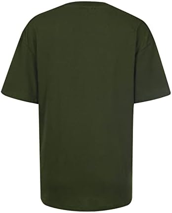 T-shirt de camiseta do dia dos pais Tops de tees gráficos fofos para Fahter Blusa do pescoço redonda de manga curta camisas