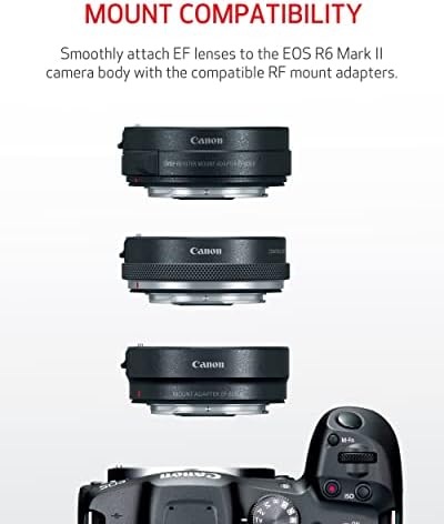 Canon EOS R6 Mark II - Câmera de Minfito de Minfos Full - Still & Video - 24.2MP, CMOS, Tiro contínuo - Digic x Processamento