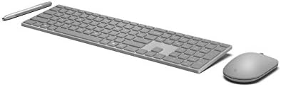 Microsoft Modern Mouse, prata. Design confortável para uso direito/esquerdo com roda de rolagem de metal, sem fio, Bluetooth