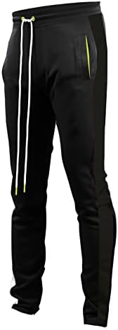 Captura de tela Mens Hip Hop Premium Slim Fit Fit Winter Fleece Pants Florces - Baixo de Jogador Athletic com gravação