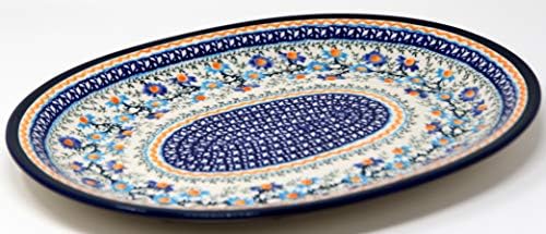 Cerâmica polonesa grande prato de porção zaklady cerâmica coreslawiec 1007-du157 Unikat Pattern