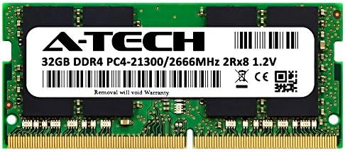 A-Tech 32GB RAM para Acer Predator Helios 300 PH315-52-72RG Laptop de jogos | DDR4 2666MHz SODIMM PC4-21300 Módulo de atualização de memória