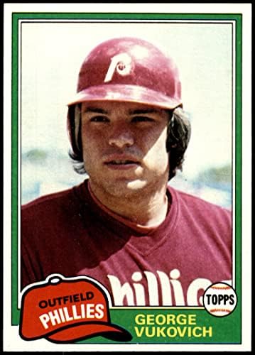 1981 Topps # 598 George Vuckovich Philadelphia Phillies NM/MT Phillies
