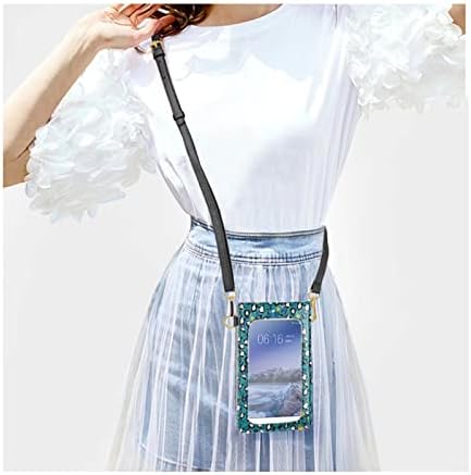 FORCHRINSE 3D Galaxy Small Cell Phone Bag Bolsa Crossbody Bolse for Women PU Leather Card Cartlet