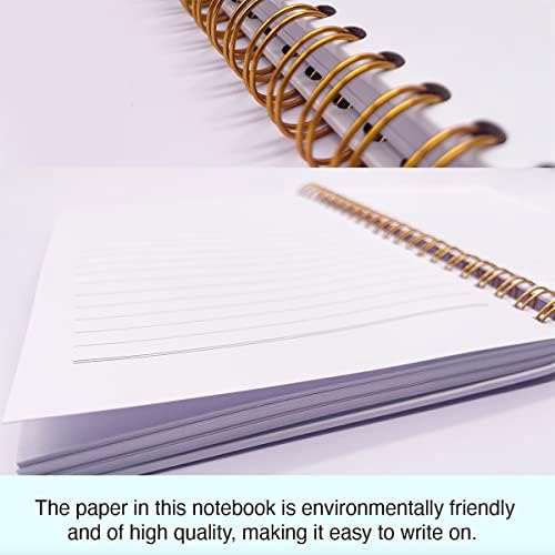 Citação feminista de Golsoo não frágil como um notebook espiral de capa dura de flor 6x8 polegadas, diário de notebooks