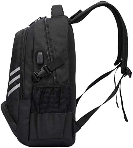 Backpack de laptop à prova d'água Gudui, mochila de computadores da faculdade com carregamento USB e bloqueio, trava