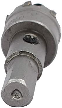 X-Dree 22mm Corte dia 5mm Twist Drilling Bit TCT Buraco de perfuração reta Brilho SAW 2PCS (Corte de 22mm DIA 5mm Twist Drilling