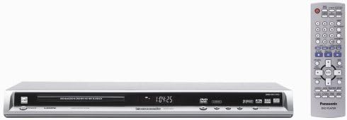 Panasonic DVD-S53s Converter 1080p DVD Player Silver