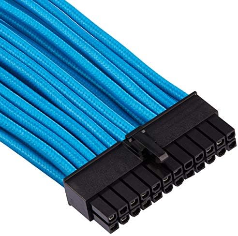 CORSAIR PREMIUM DE MANEIRA INDIMULITO PSU Cables Kit Starter - Blue, 2 anos de garantia, para Corsair PSUs