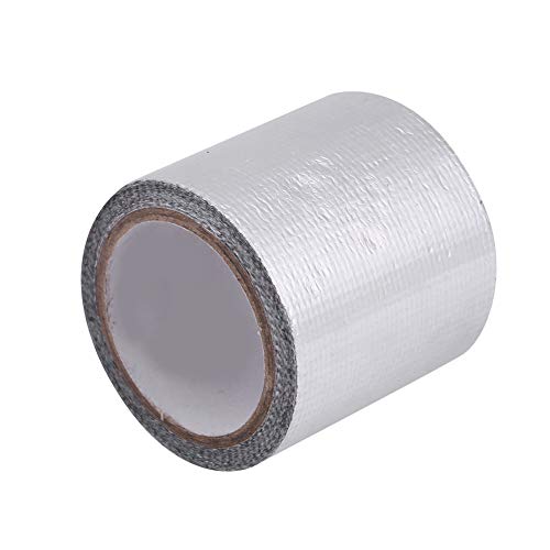 Dilwe Aluminum Heat Shield Fita, barreira de calor com fita adesiva de fita refletiva auto-adesiva para carro RC, caminhão