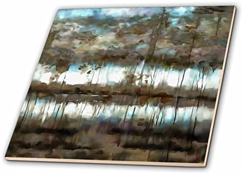 3dose bosques e azuis úmidos e pintura de arte abstrata Greige I - azulejos