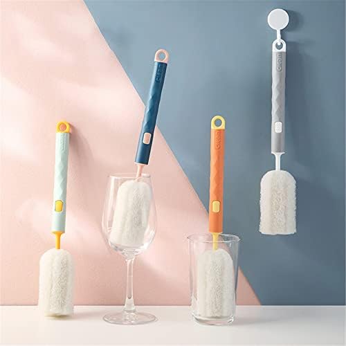 Dbylxmn macio e fácil de limpar a limpeza do pincel de esponja de mamadeira pode efetivamente se livrar dos remanescentes de manchas do fundo da xícara de esponjas grandes para limpar o chuveiro