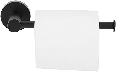 15 cm de papel higiênico portador do banheiro rack rack roll montado papel de papel de prateleira em casa tamanho universal para a cozinha de banheiro organizar, mate preto
