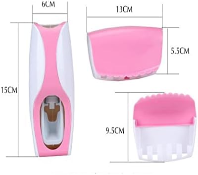 Auxílios de aperto de tubo ， 2 Cor Escolha um novo dispensador de pasta de dente automática quente e um suporte de