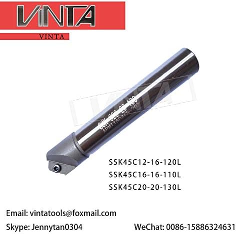 Barra de suporte do cortador Fincos SSK45C12-16-120L SSK45C16-16-110L SSK45C20-20-130L CNC correspondente CNC Insere