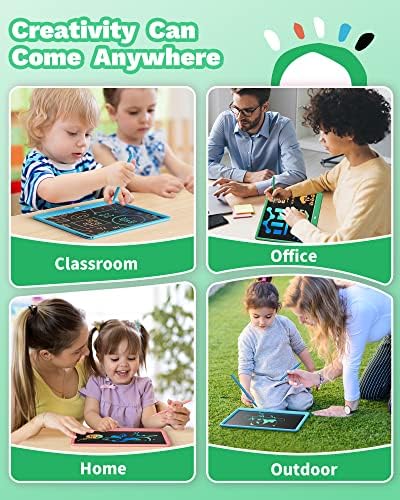 BRAVOKIDS Tablet de redação LCD para crianças, tábua de desenho de tela grande de 12 polegadas, brinquedos educacionais de aprendizado