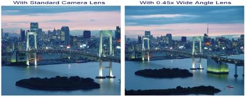 0,45x Lens de largura Lente Cromo acabar com o tipo macro magnético para foscam f18910w