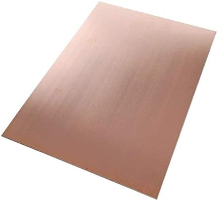 Z Crie design Placa de metal de cobre de bronze Placa de folha de metal2. 5x 200 x 300 mm Placa de metal de cobre cortada, 200 mm x 300 mm x 2,5 mm de alumínio de cobre de metal