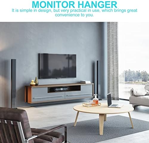Solustre TV Stand Monitor de parede cabide 14- Monitor Monitor Monitor Monitor Desesa do fone de ouvido do fone de ouvido