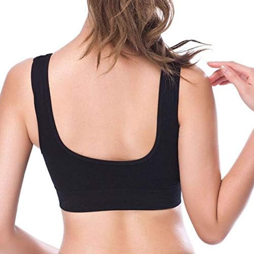 Bra de suporte de alto suporte sem compressão próximo para mulheres Push Up Plus Tamanho Todos os dias Desgaste 2-Pack