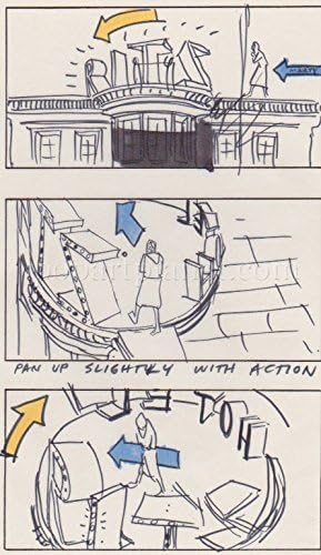 Em Deus, confiamos '80 filme storyboard art aldana marty Feldman 11 páginas Ritz Walk