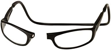 Óculos de leitura magnética clic, leitores de computador, lente substituível, templos ajustáveis, euro