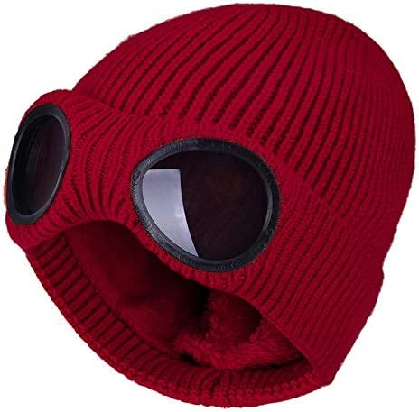 Gorro de malha feminina chapéu de acrílico e proteção de tricô de lã de lã de lã de lã para as orelhas de tampa de