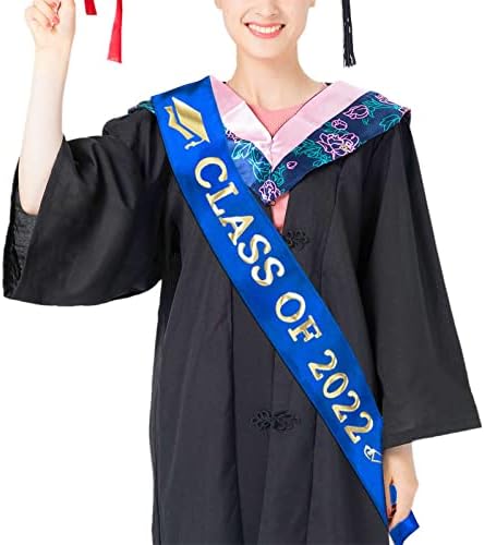 Tea Party Dress Class de 2022 com eu graduou faixas de graduação Festa de graduação Festa de graduação Party Sash decoração