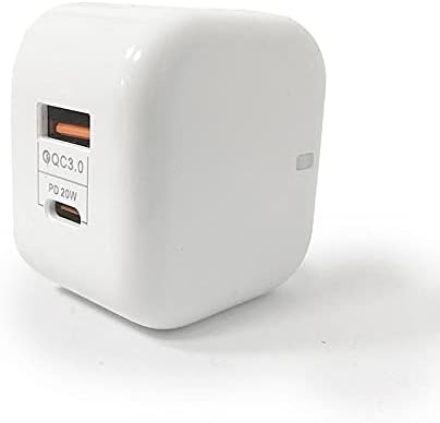 Charger de ondas de caixa compatível com Emdoor EM-T195-PD Minicube, carregador de parede USB Tipo-C de 20W para Emdoor EM-T195-Winter White