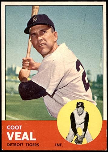 1963 TOPPS 573 COOT VEAL Detroit Tigers Ex/Mt+ Tigres