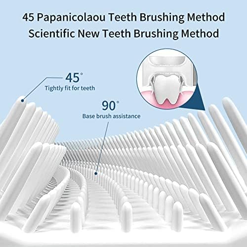 Diggone 2 embalam as crianças em forma de dentes em forma de U, escova de silicone macio de grau alimentar, escova de dentes