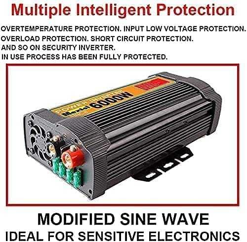 Conversor de onda senoidal modificado por HIMFL 3000W/4000W/5000W/6000W/8000W/10000W Inverter de energia DC 12V a CA 110V com