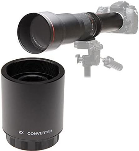 Jintu 420-1600mm Lens de zoom de telefoto compatível com câmeras de montagem E-MONTE SONY A7 A7R A7S III IV IV A9 A7C ALPHA 1 A6600