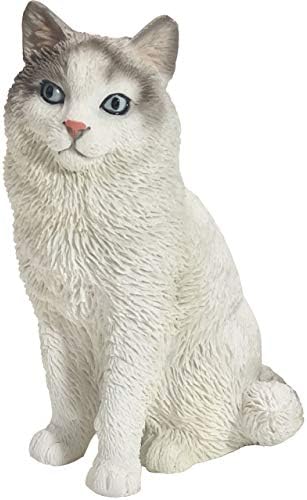 Sandicast Small Size Bicolor Ragdoll Cat Sculpture