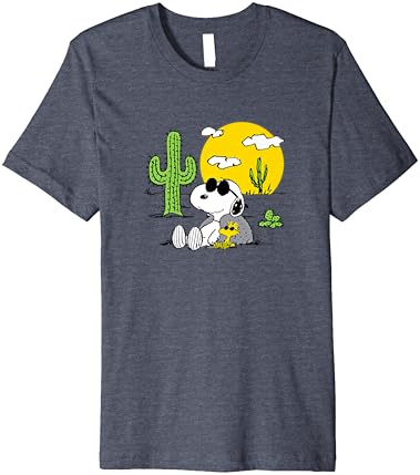 Amendoim - Summer - Snoopy & Woodstock Desert Premium Camiseta