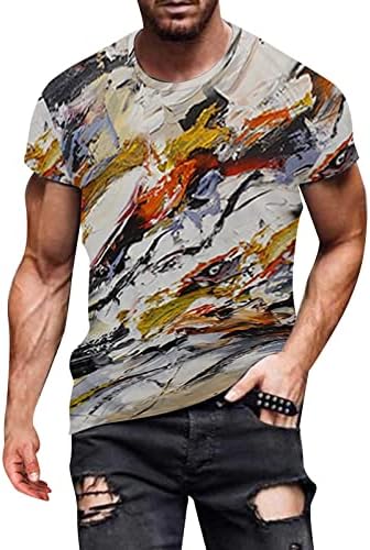 MONS SUMPLEM MATHA DE MATERAGEM 3D Camiseta digital camiseta curta Camisa de manga curta Top Men Tops Spandex Golf Tee Camisetas uma camisa