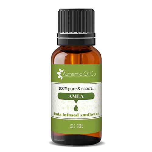 Cosméticos naturais para cabelos naturais com óleo infundido com óleo AMLA.