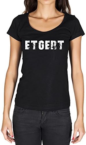 Camiseta gráfica feminina Etgert de manga curta Tee-camiseta vintage Presente de aniversário Ladies Novelty Tshirt