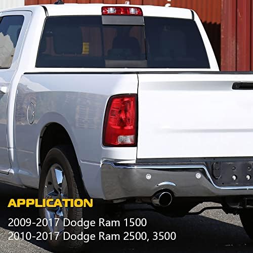 Luzes de freio de cauda Substituição para 2009-2018 Dodge Ram 1500 2500 3500 lâmpadas traseiras e lâmpada de fábrica de alojamento