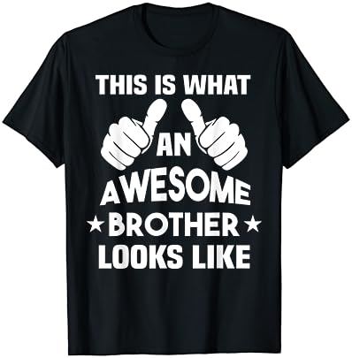 Isso é o que um irmão incrível se parece com camiseta