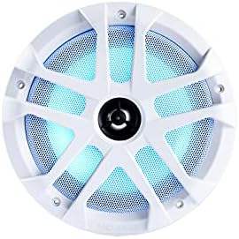 Memphis MXA80L 8 60W RMS 2-vadias de construção marinha de construção de alto-falantes coaxiais com RGB LED