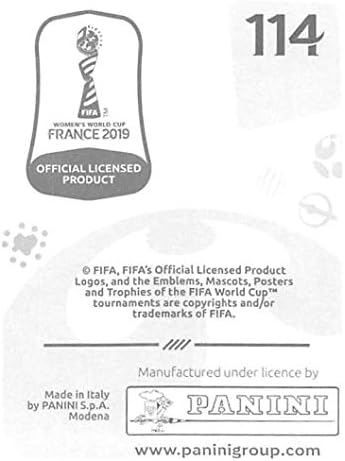2019 Panini FIFA Feminina Copa do Mundo França Adesivo #114 Lena Petermann Alemanha Mini Adesivo Card